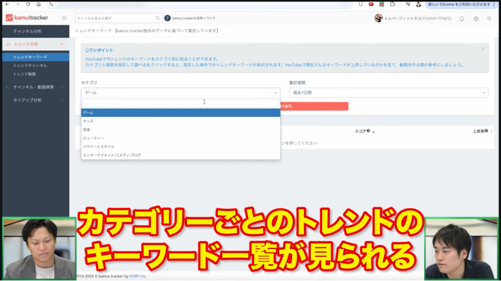 トレンドキーワード